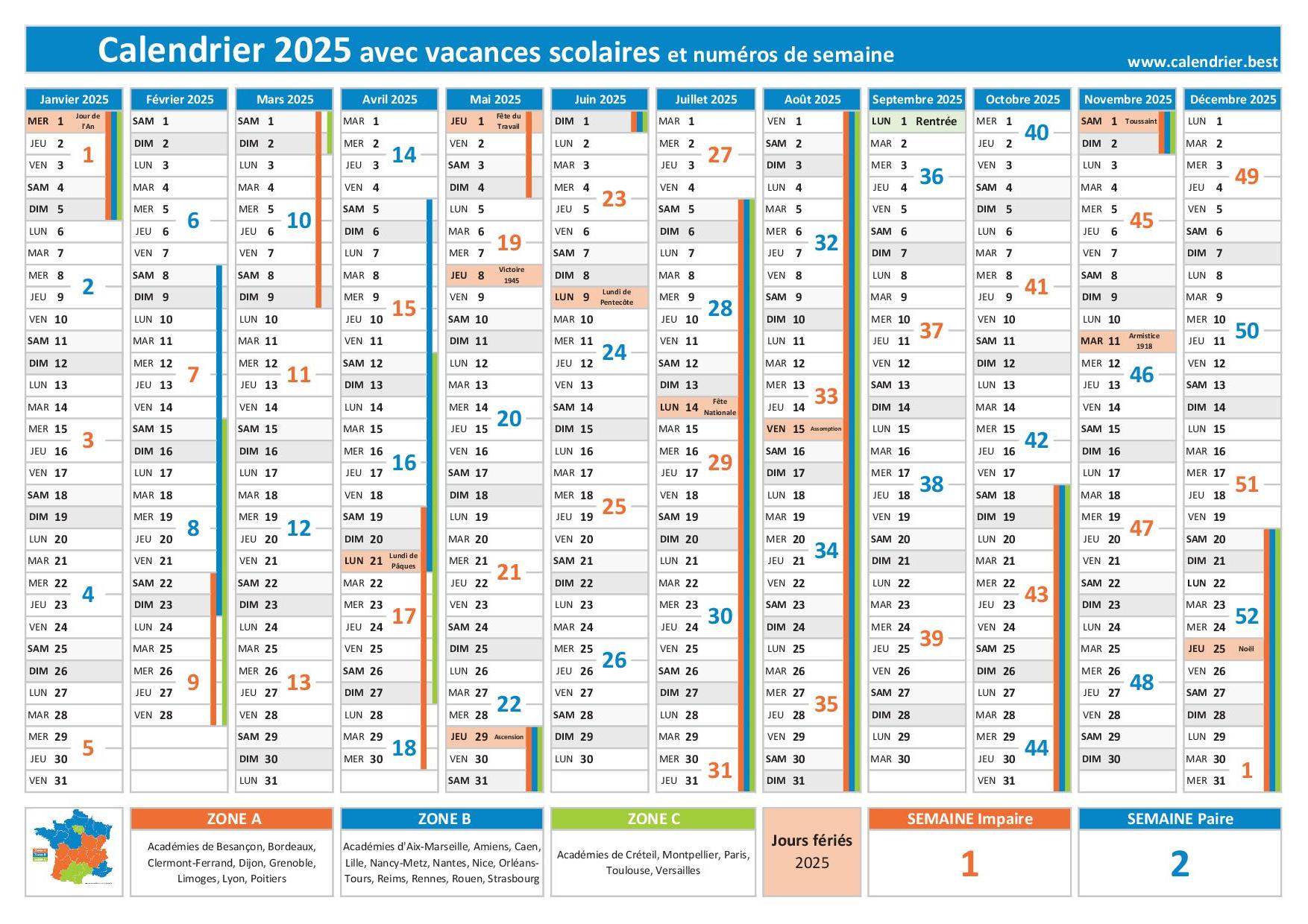 Grande Vacances Seconde 2025 Vacances Scolaires 2025 2026 XYFQCY