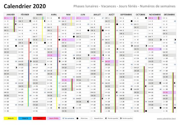 calendrier lunaire