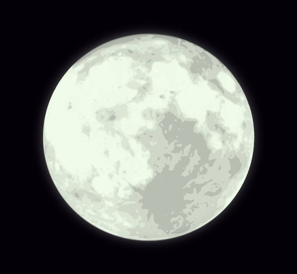 Image illustrant la pleine lune.