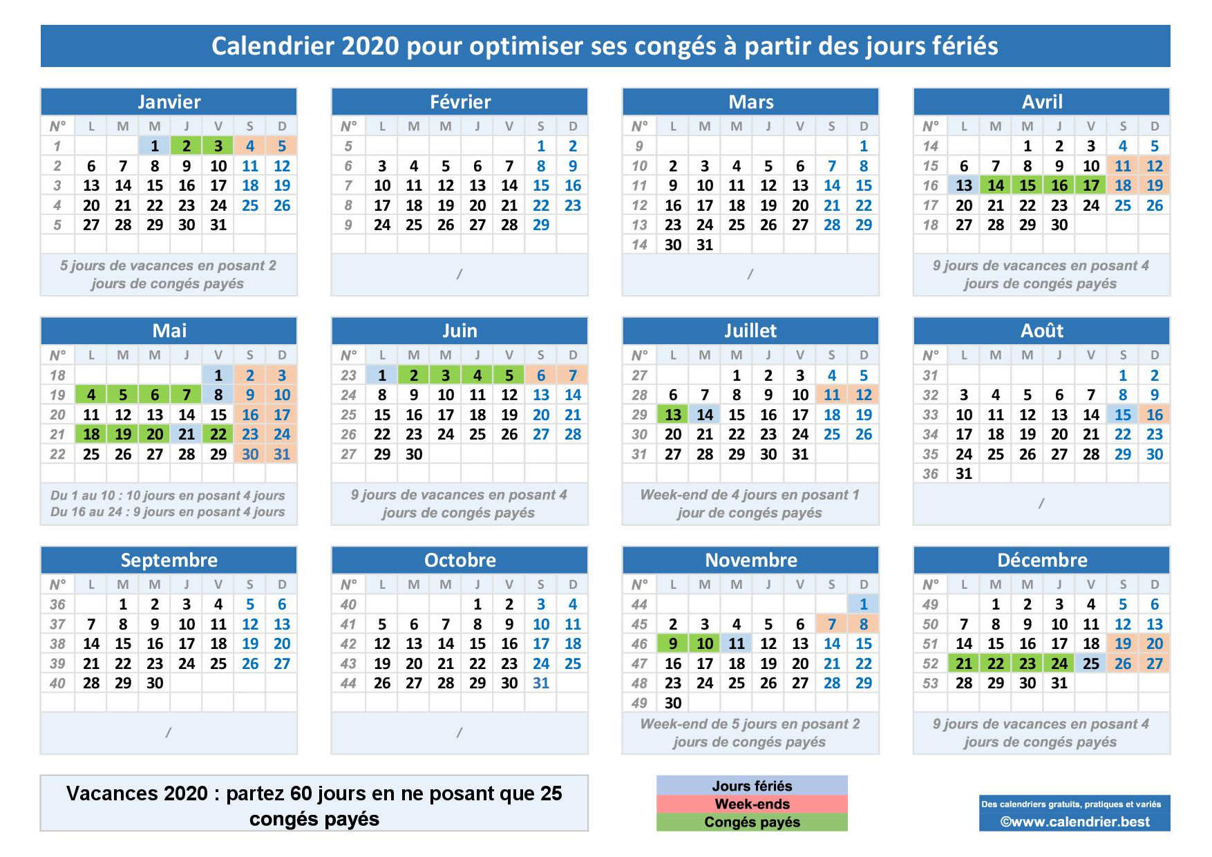 Calendrier des vacances scolaires 2023/2024, jours fériés, ponts Le  guide pour poser vos congés