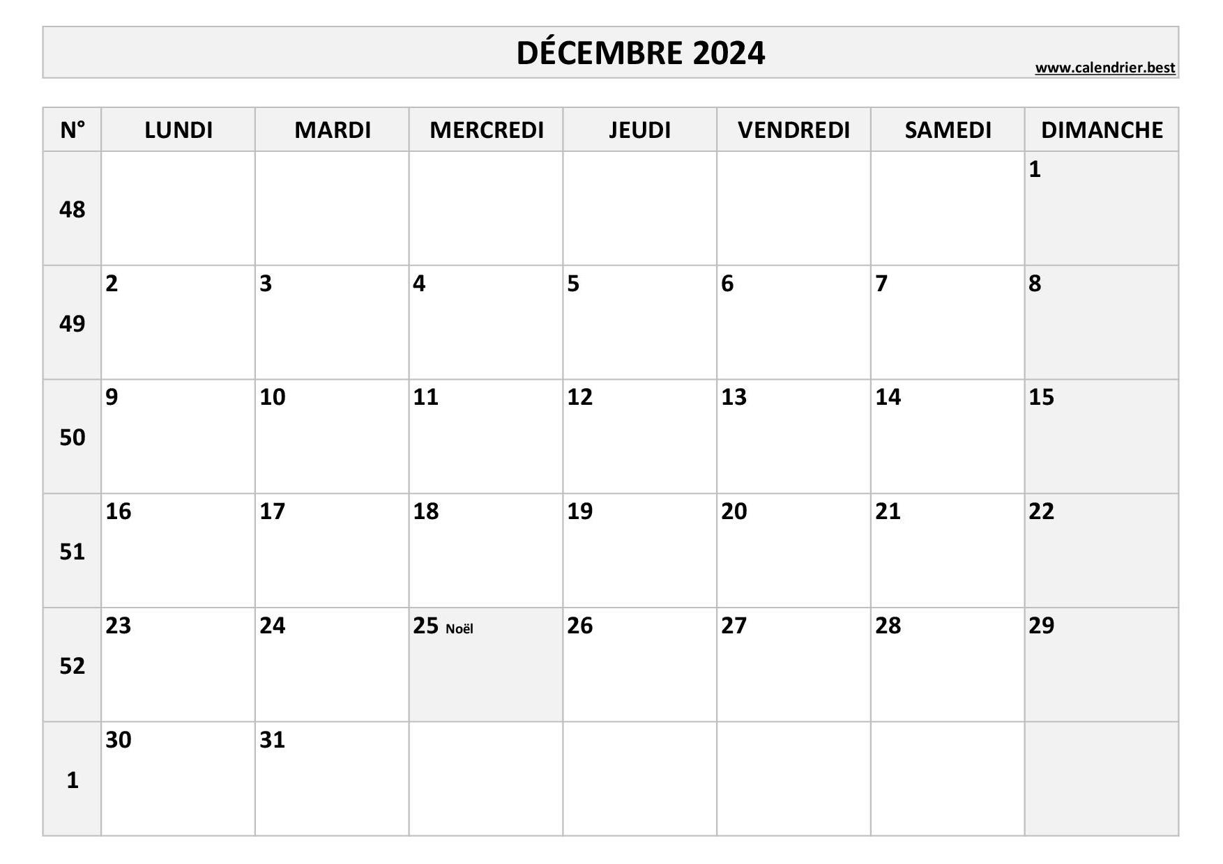 Agenda 2024: Semainier 12 Mois De janvier 2024 à décembre 2024 ,1