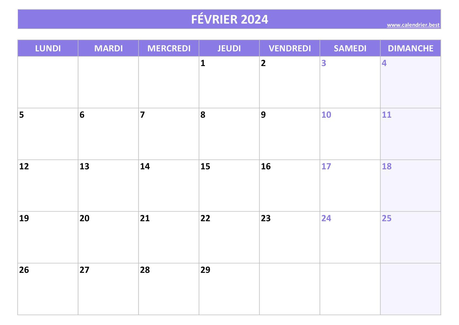 Top 5 des modèles de calendrier mensuel avec des exemples et des