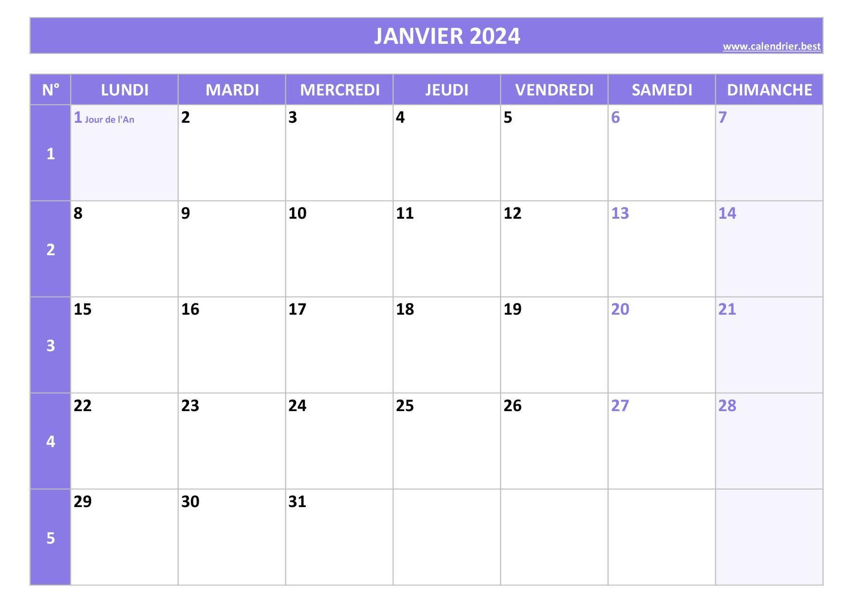 calendrier familial 2024 chaton, 1 mois / page 