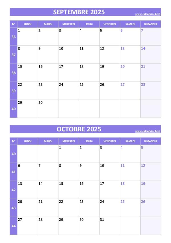 Calendrier Septembre Et Octobre 2025 Imprimer Calendrier best Calendrier Septembre Et Octobre 2025 Imprimer Calendrier best
