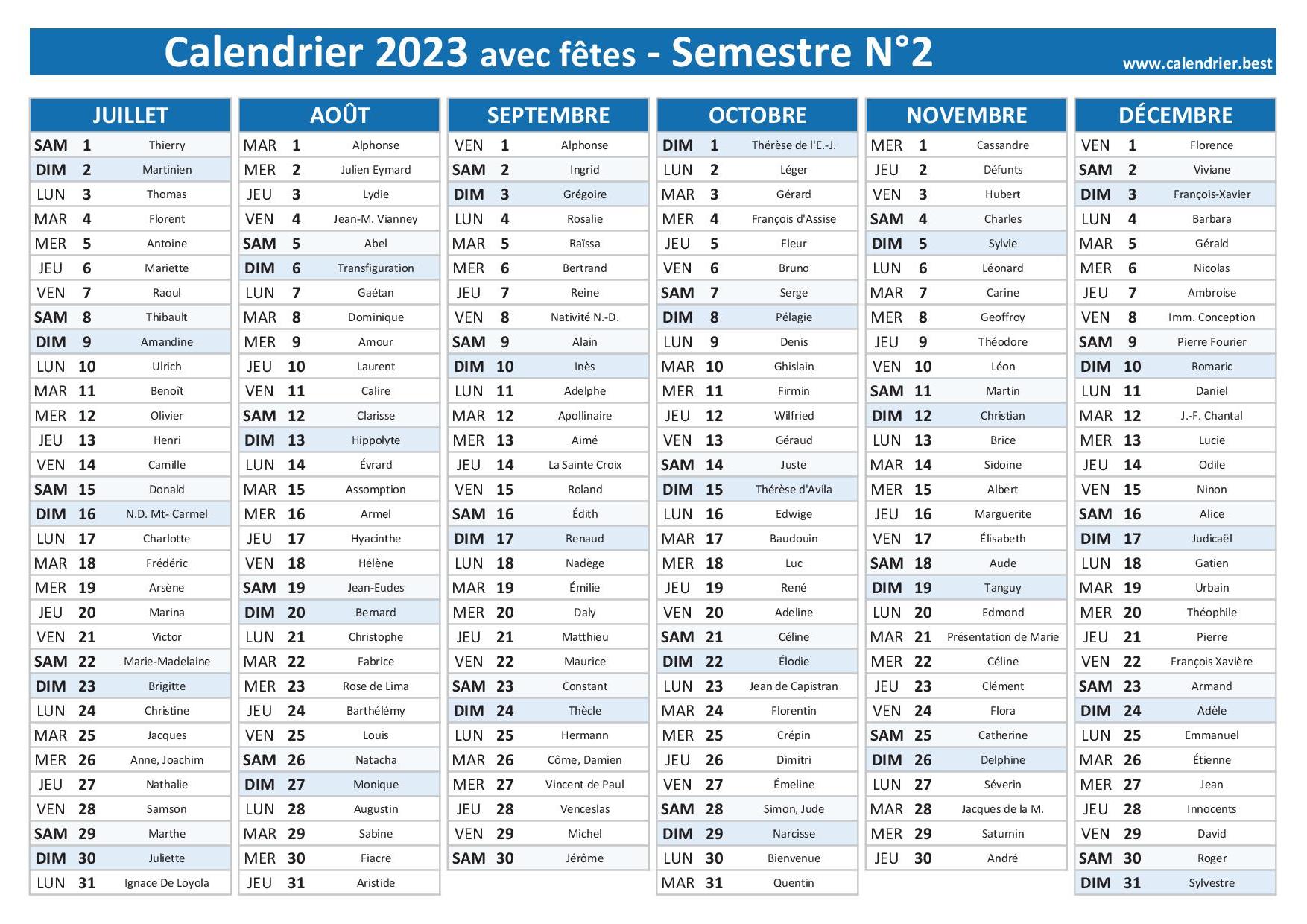 Modèle De Conception de Calendrier 2023