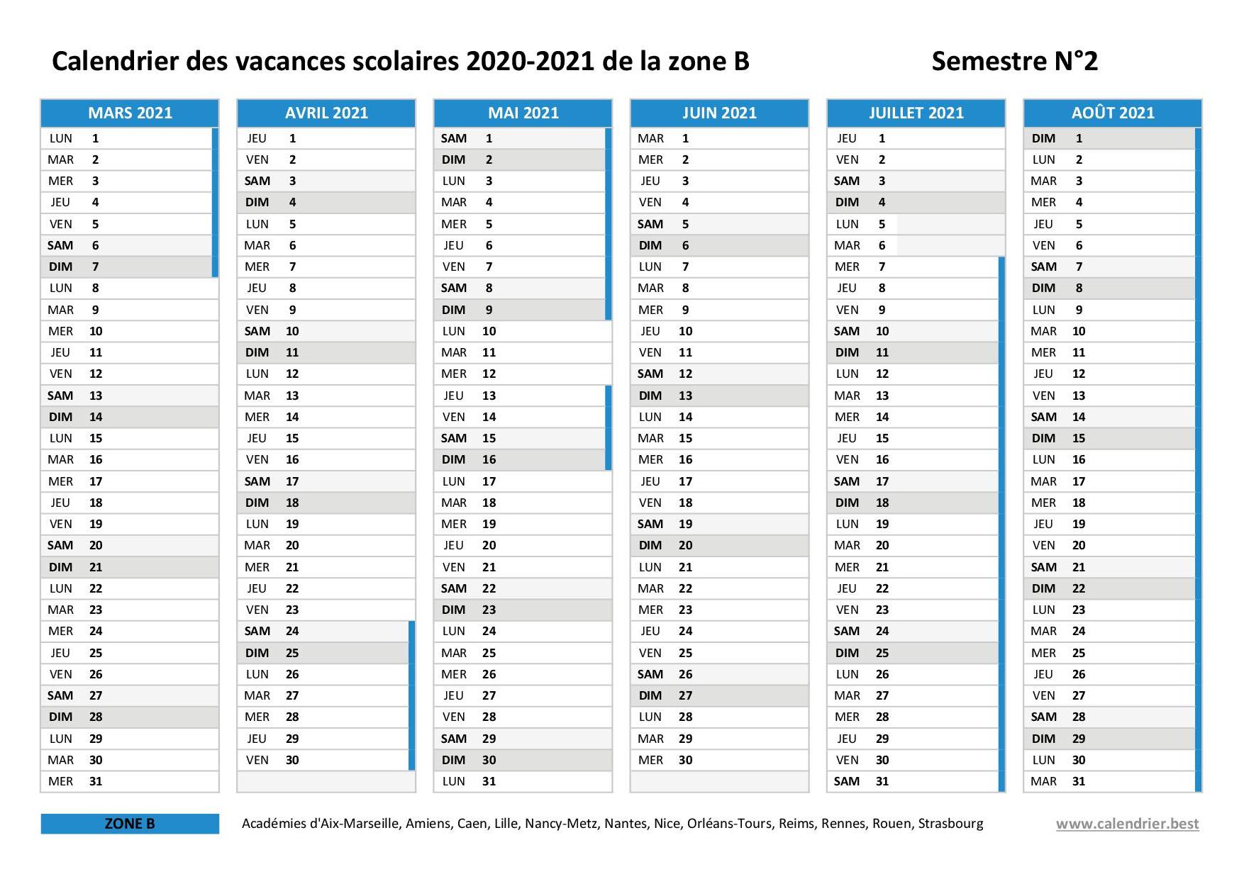 Calendrier Scolaire 2021 Lille Vacances scolaires 2020 2021 Lille : dates et calendrier