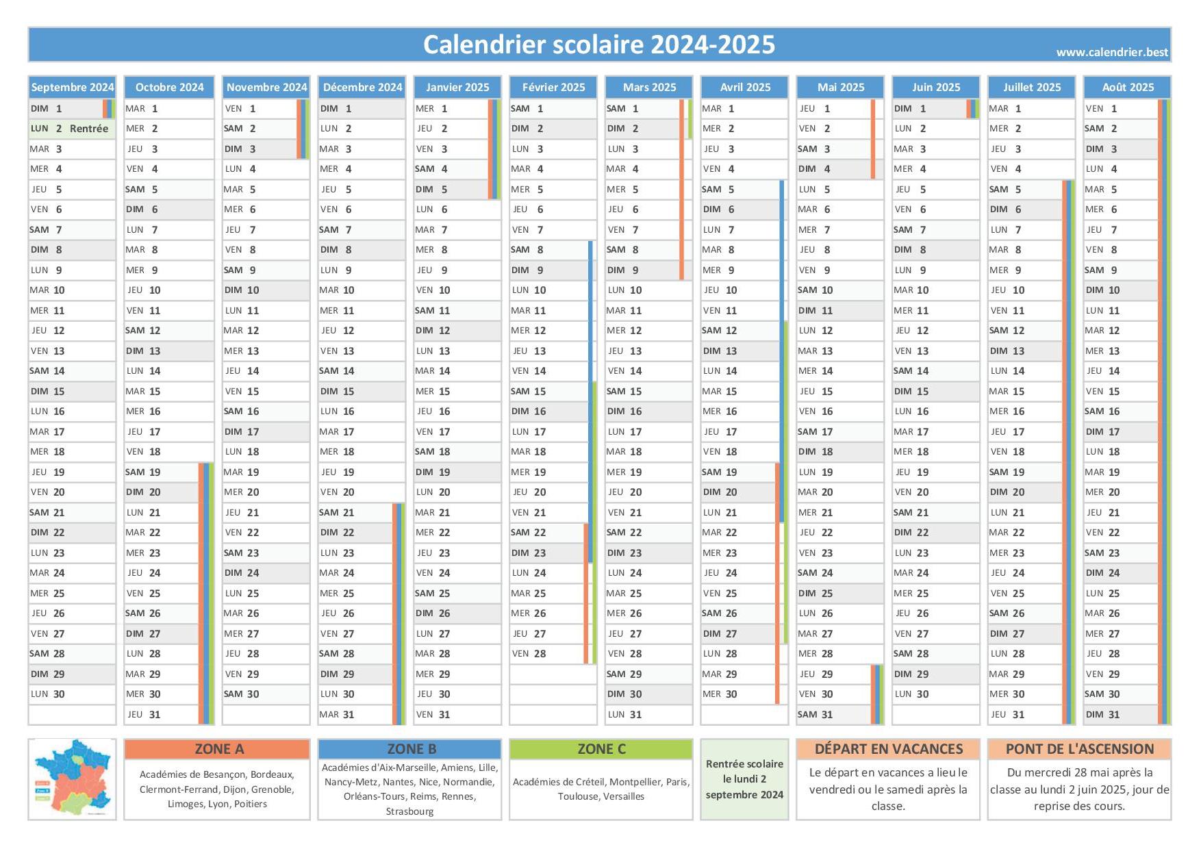 dates-des-vacances-scolaires-2024-2025-calendrier-scolaire-2024-2025